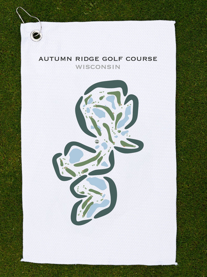 Autumn Ridge Golf Course, Wisconsin - Printed Golf Courses