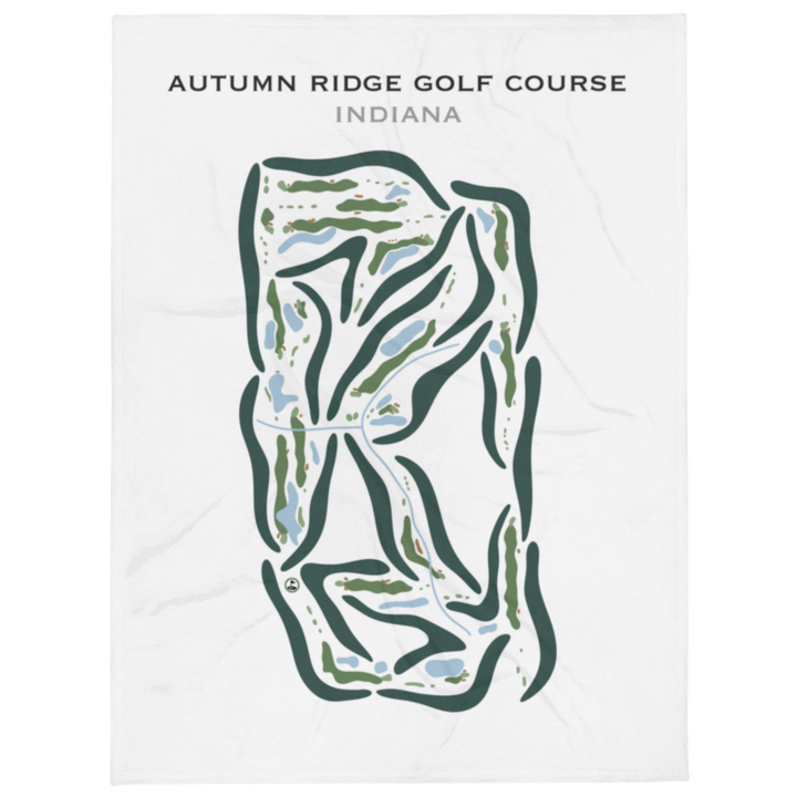 Autumn Ridge Golf Course, Indiana - Printed Golf Courses