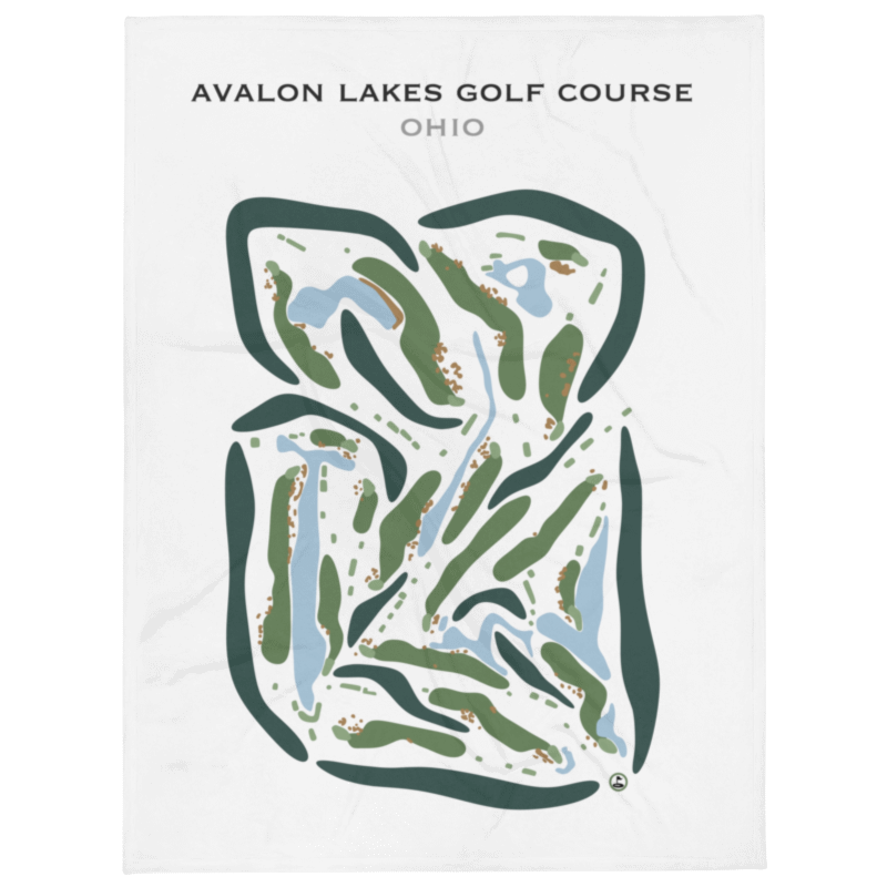 Avalon Lakes Golf Course, Ohio - Printed Golf Courses