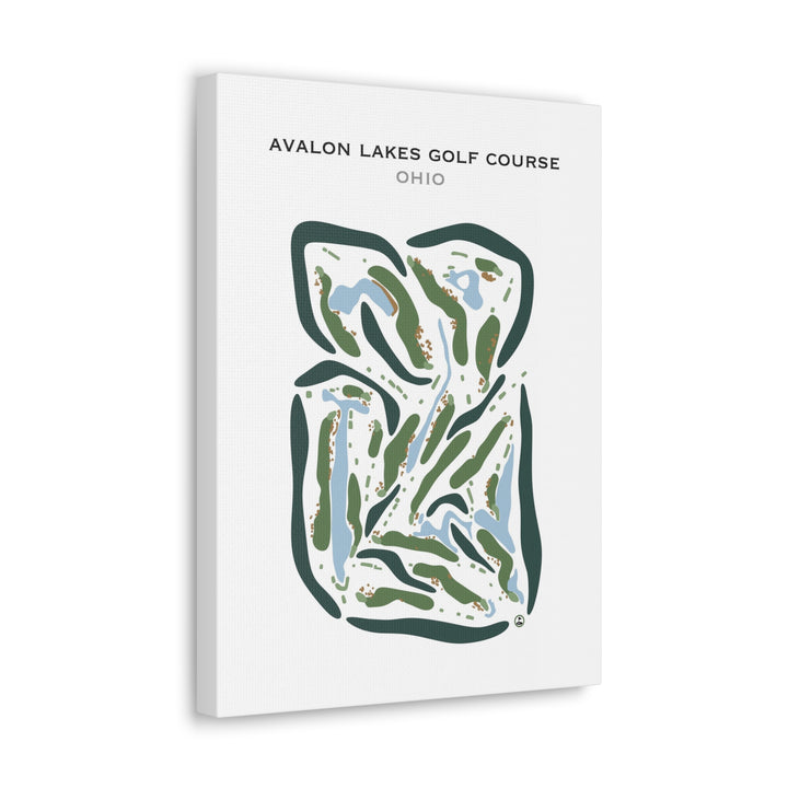 Avalon Lakes Golf Course, Ohio - Printed Golf Courses