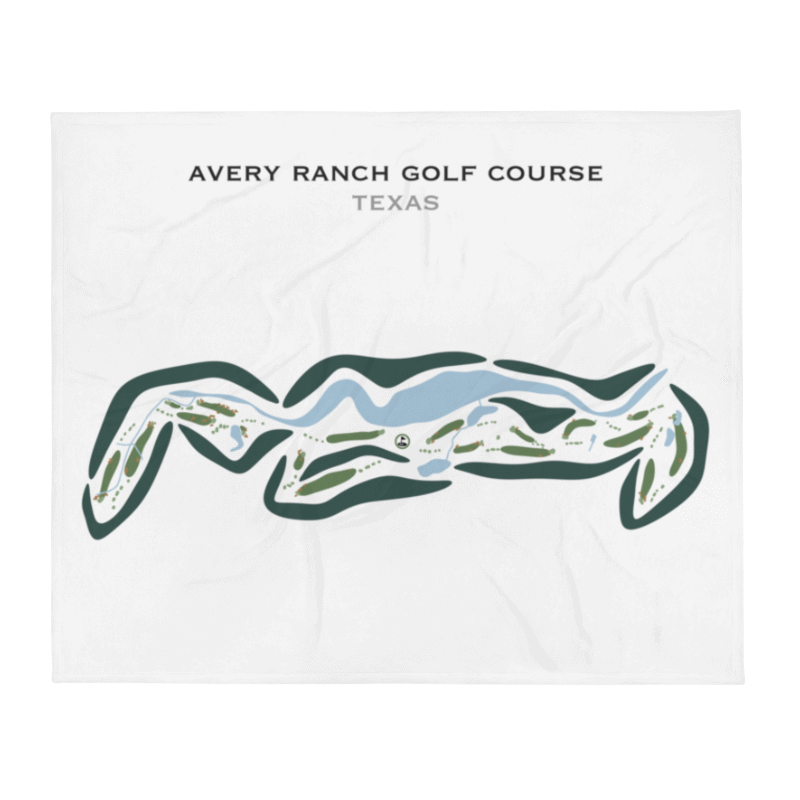 Avery Ranch Golf Course, Texas - Printed Golf Courses