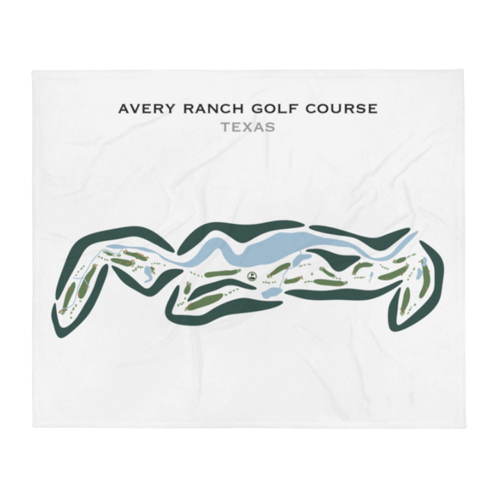 Avery Ranch Golf Course, Texas - Printed Golf Courses