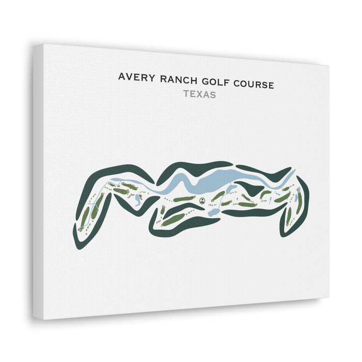 Avery Ranch Golf Course, Texas - Printed Golf Courses