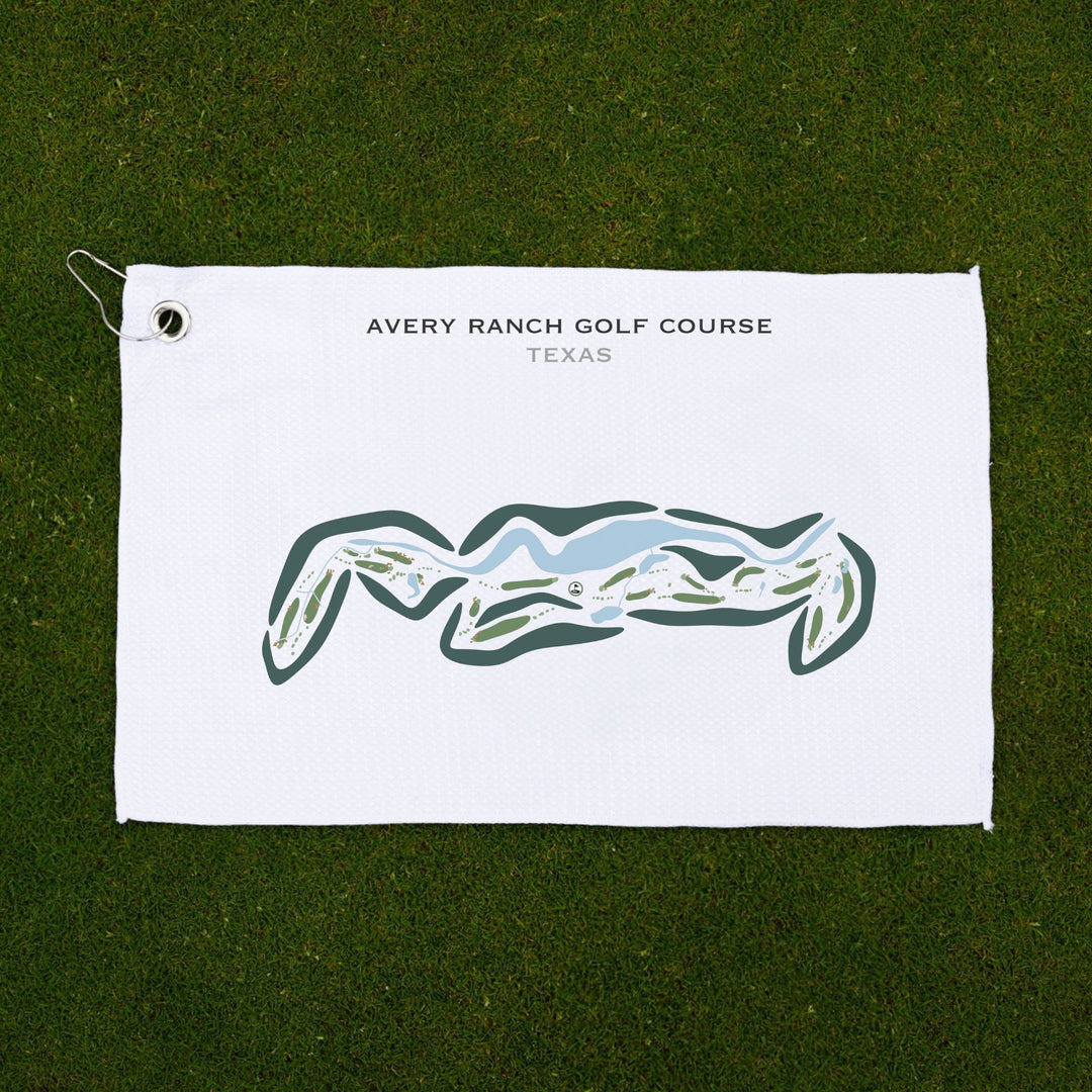 Avery Ranch Golf Course, Texas - Printed Golf Courses