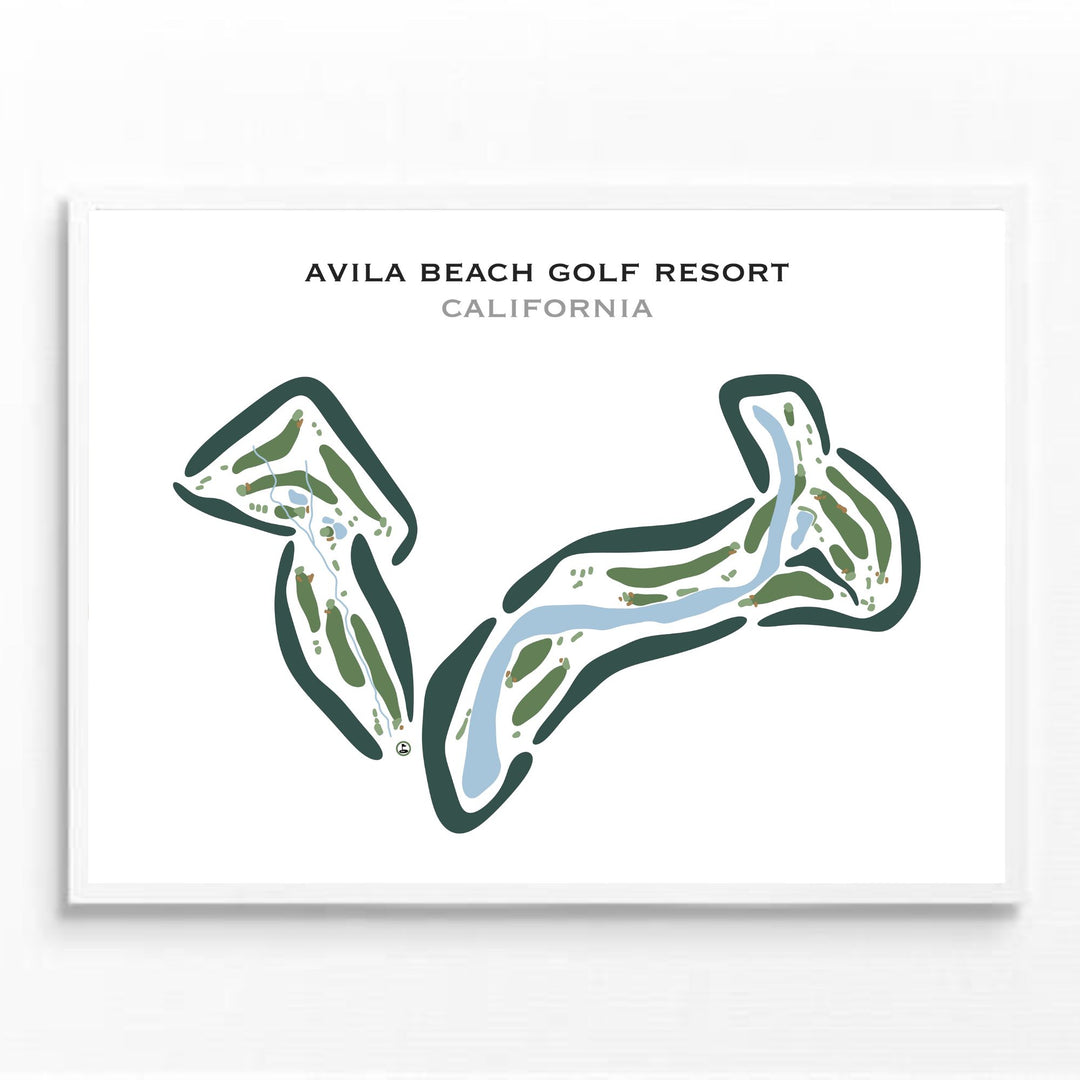 Avila Beach Golf Resort, California - Printed Golf Courses