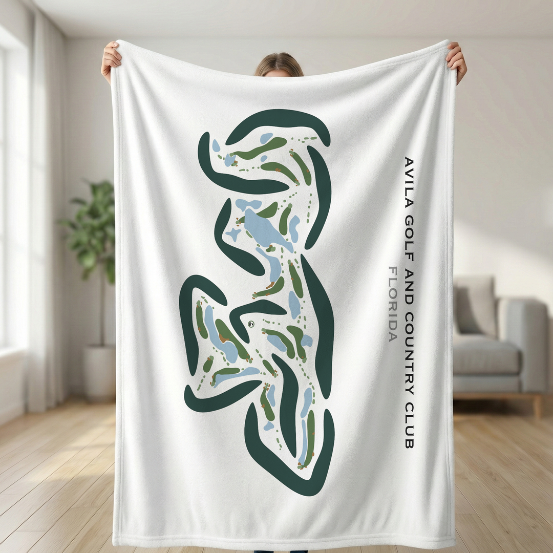 Avila Golf & Country Club, Florida - Printed Golf Courses