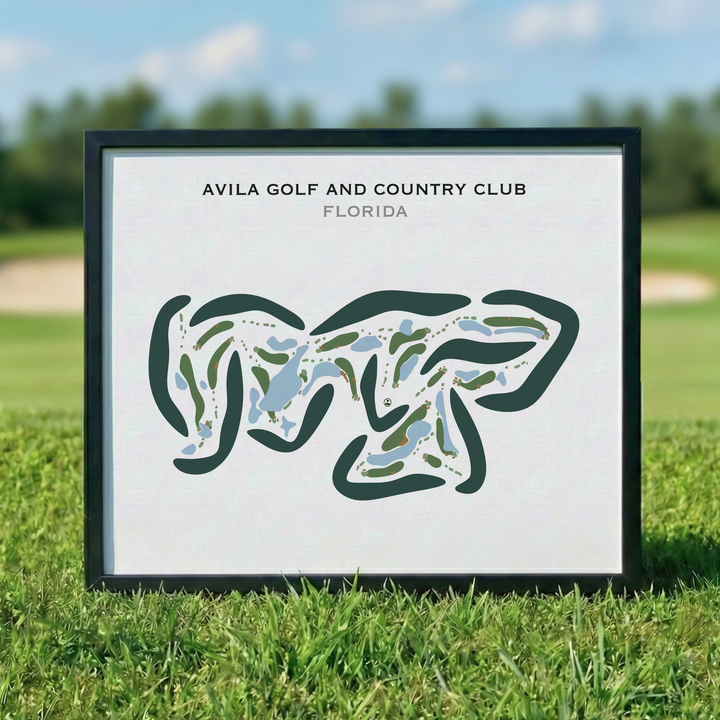 Avila Golf & Country Club, Florida - Printed Golf Courses