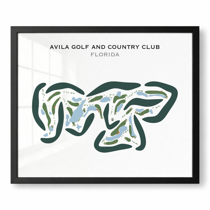 Avila Golf & Country Club, Florida - Printed Golf Courses