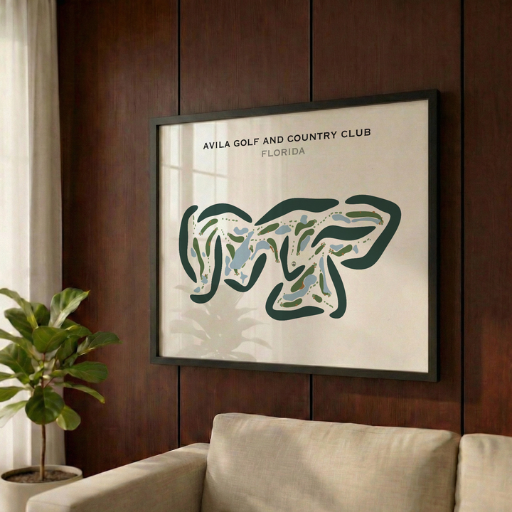 Avila Golf & Country Club, Florida - Printed Golf Courses