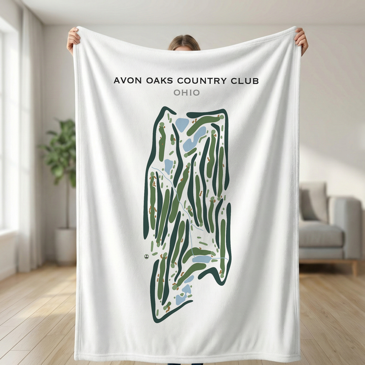 Avon Oaks Country Club, Ohio - Printed Golf Courses