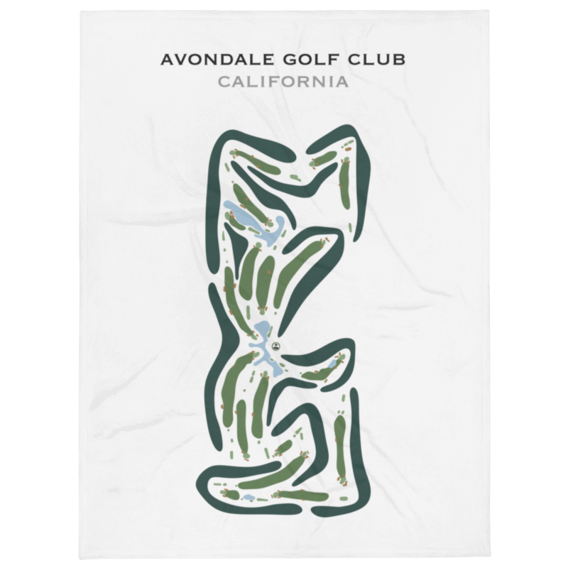 Avondale Golf Club, California - Printed Golf Courses