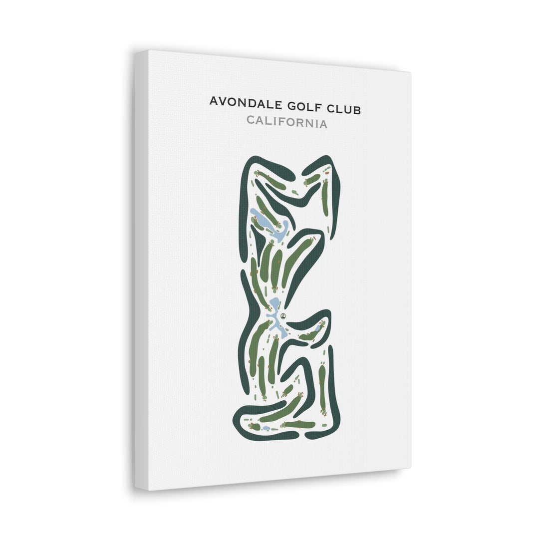 Avondale Golf Club, California - Printed Golf Courses