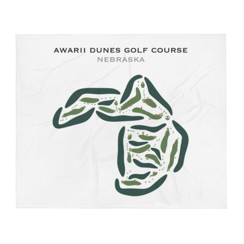 Awarii Dunes Golf Course, Nebraska - Printed Golf Courses