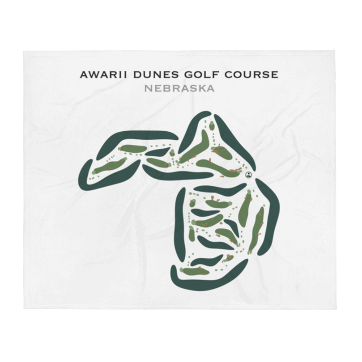 Awarii Dunes Golf Course, Nebraska - Printed Golf Courses