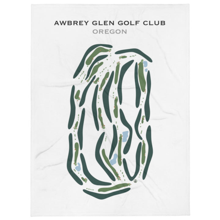 Awbrey Glen Golf Club, Oregon - Printed Golf Course