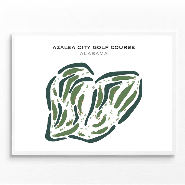 Azalea City Golf Course, Alabama - Printed Golf Courses