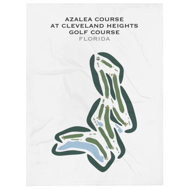 Azalea Course at Cleveland Heights Golf Club, Florida - Printed Golf Courses