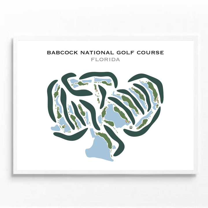 Babcock National Golf Course, Florida - Printed Golf Courses