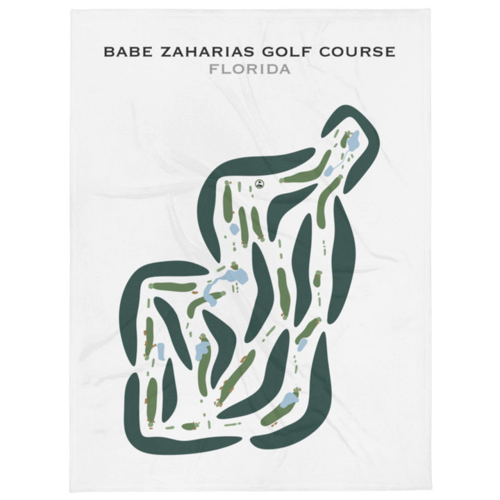 Babe Zaharias Golf Course, Florida - Printed Golf Courses