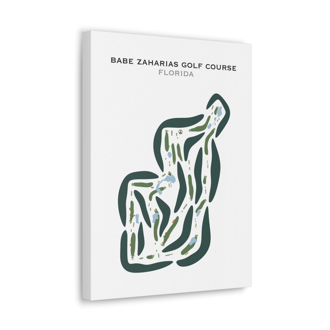 Babe Zaharias Golf Course, Florida - Printed Golf Courses