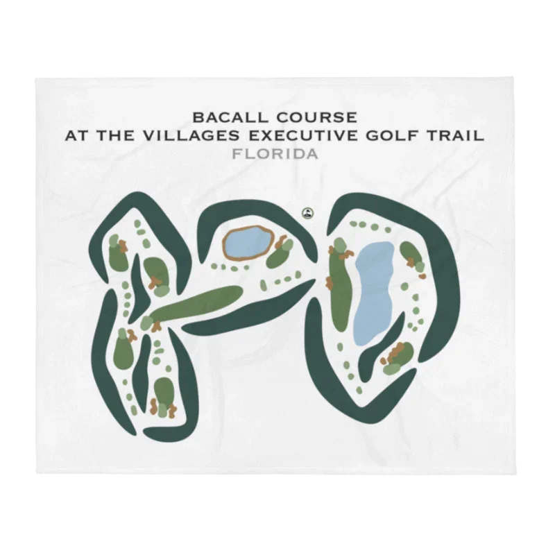 Bacall Course at The Villages Executive Golf Trail, Florida - Printed Golf Courses