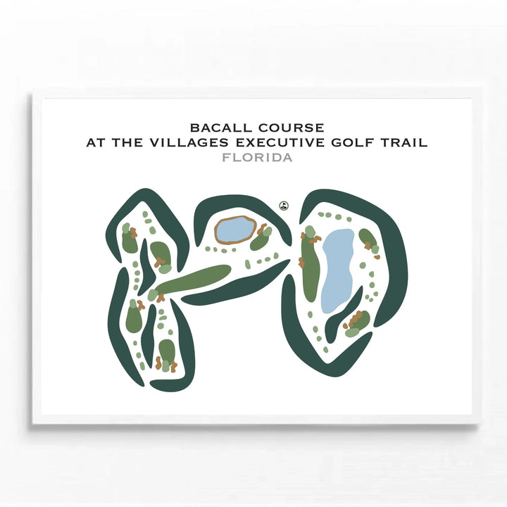 Bacall Course at The Villages Executive Golf Trail, Florida - Printed Golf Courses