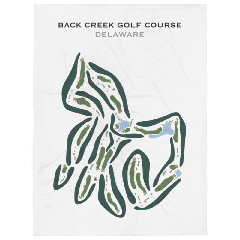 Back Creek Golf Course, Delaware - Printed Golf Courses