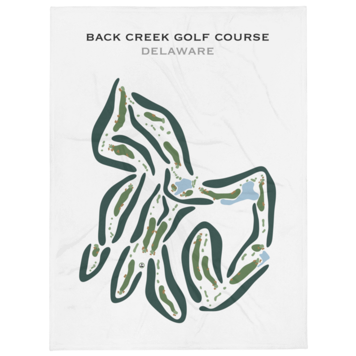 Back Creek Golf Course, Delaware - Printed Golf Courses