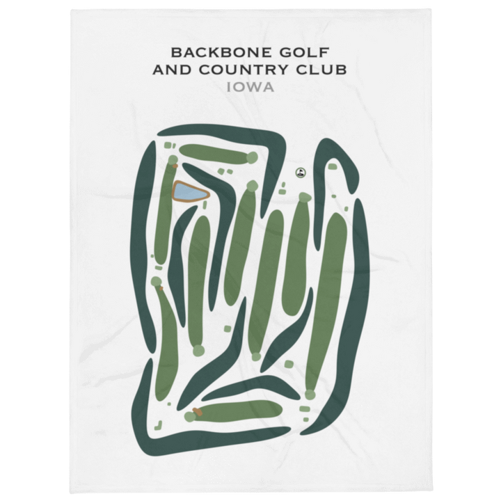 Backbone Golf & Country Club, Iowa - Printed Golf Courses