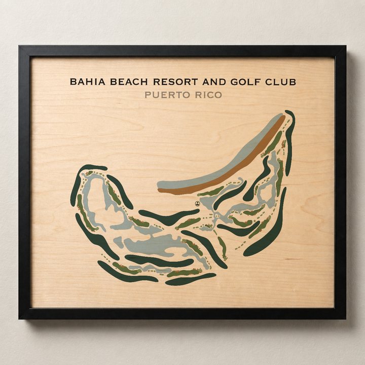 Bahia Beach Resort & Golf Club, Puerto Rico - Printed Golf Course