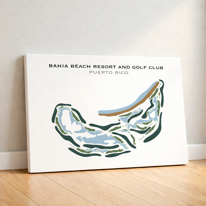 Bahia Beach Resort & Golf Club, Puerto Rico - Printed Golf Course