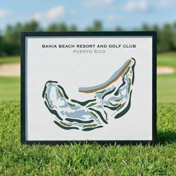 Bahia Beach Resort & Golf Club, Puerto Rico - Printed Golf Course