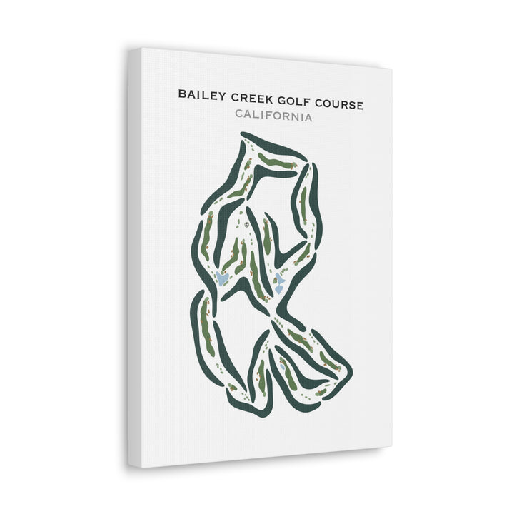 Bailey Creek Golf Course, California - Printed Golf Courses