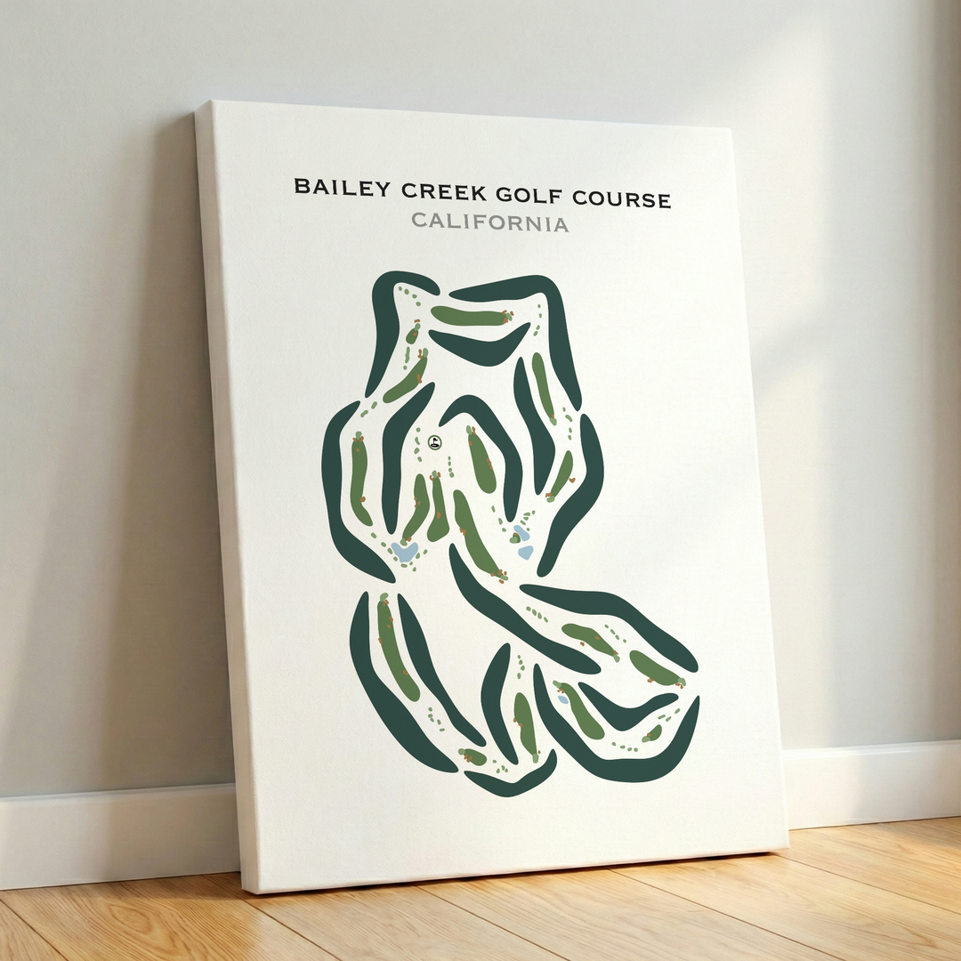 Bailey Creek Golf Course, California - Printed Golf Courses