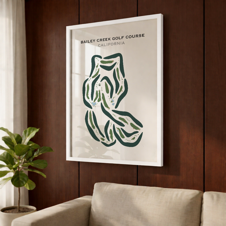 Bailey Creek Golf Course, California - Printed Golf Courses