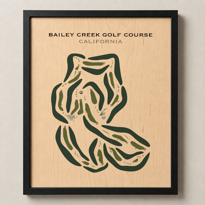 Bailey Creek Golf Course, California - Printed Golf Courses