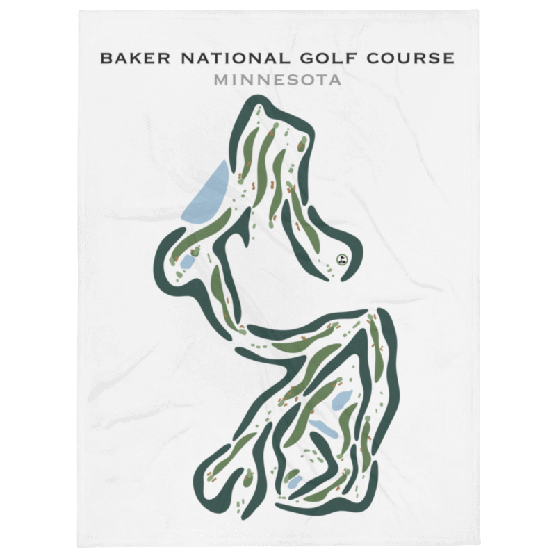 Baker National Golf Course, Minnesota - Printed Golf Courses