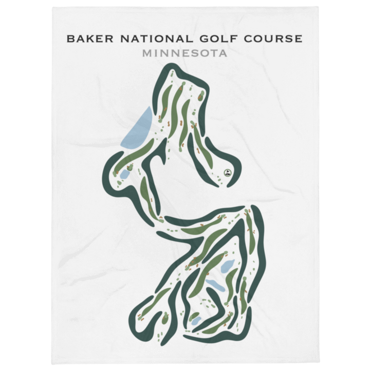 Baker National Golf Course, Minnesota - Printed Golf Courses