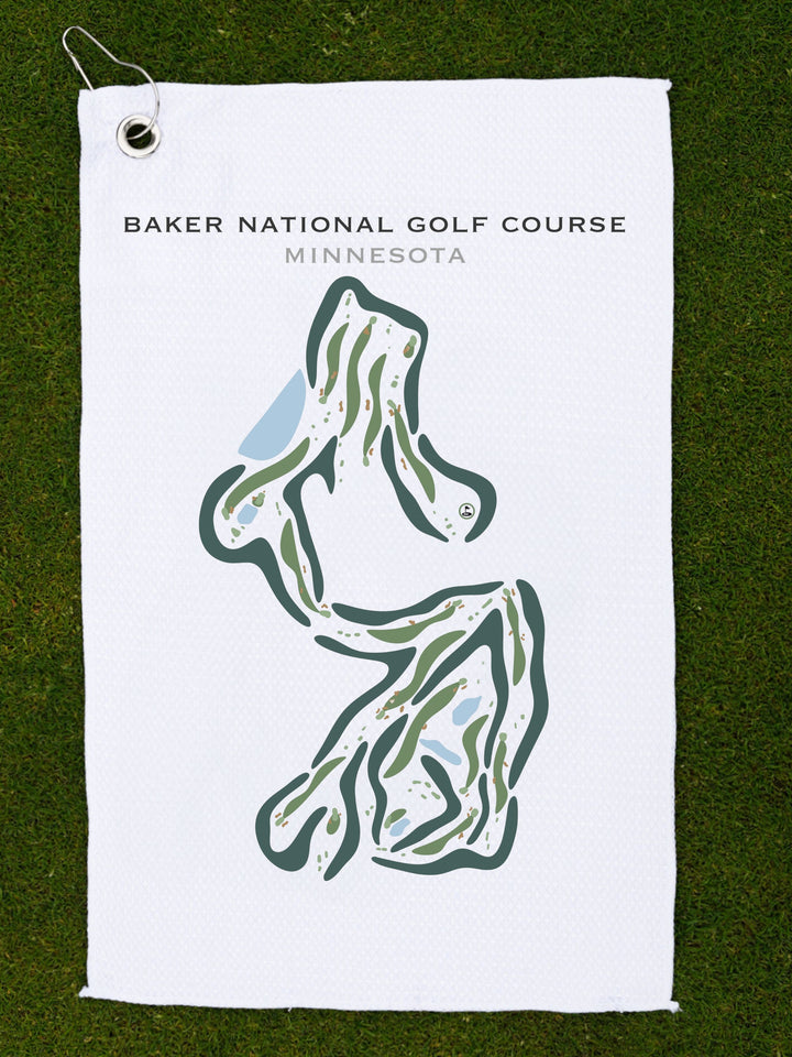 Baker National Golf Course, Minnesota - Printed Golf Courses