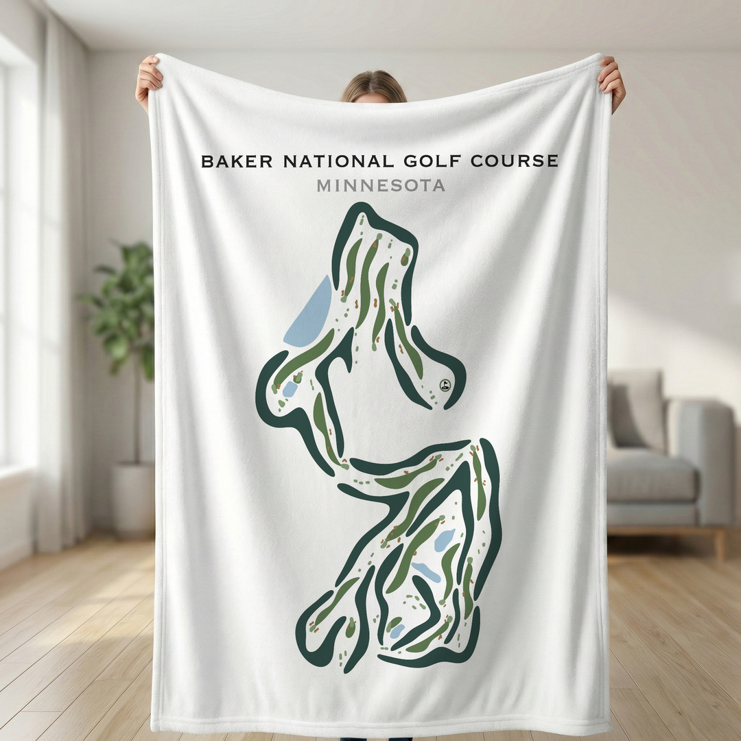 Baker National Golf Course, Minnesota - Printed Golf Courses