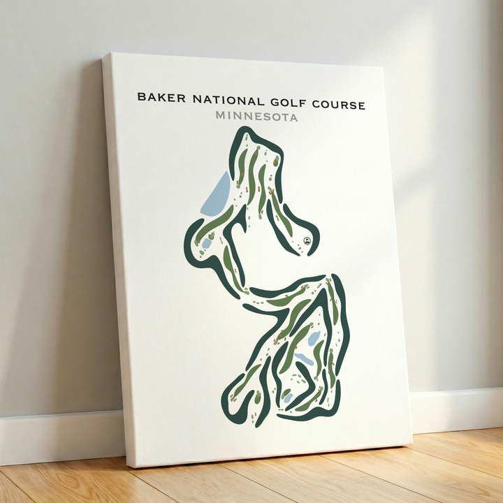 Baker National Golf Course, Minnesota - Printed Golf Courses