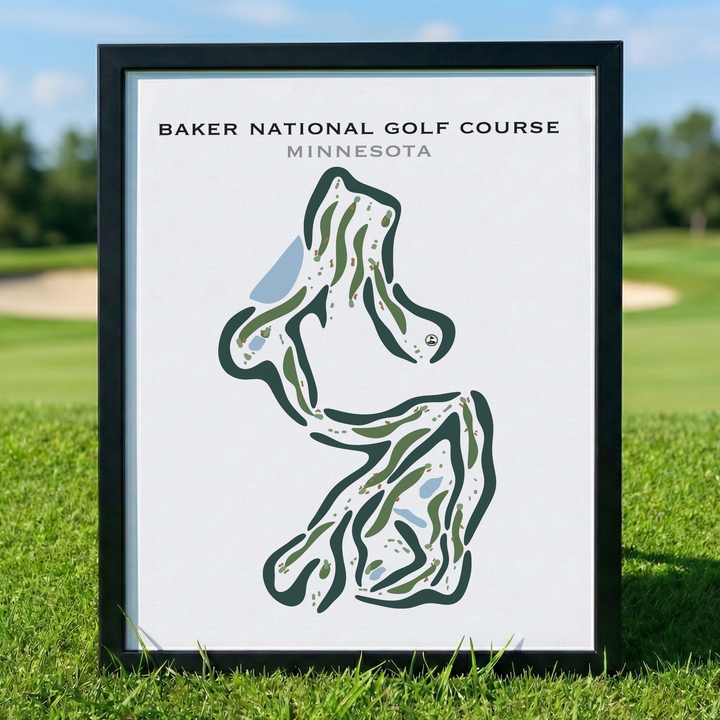 Baker National Golf Course, Minnesota - Printed Golf Courses