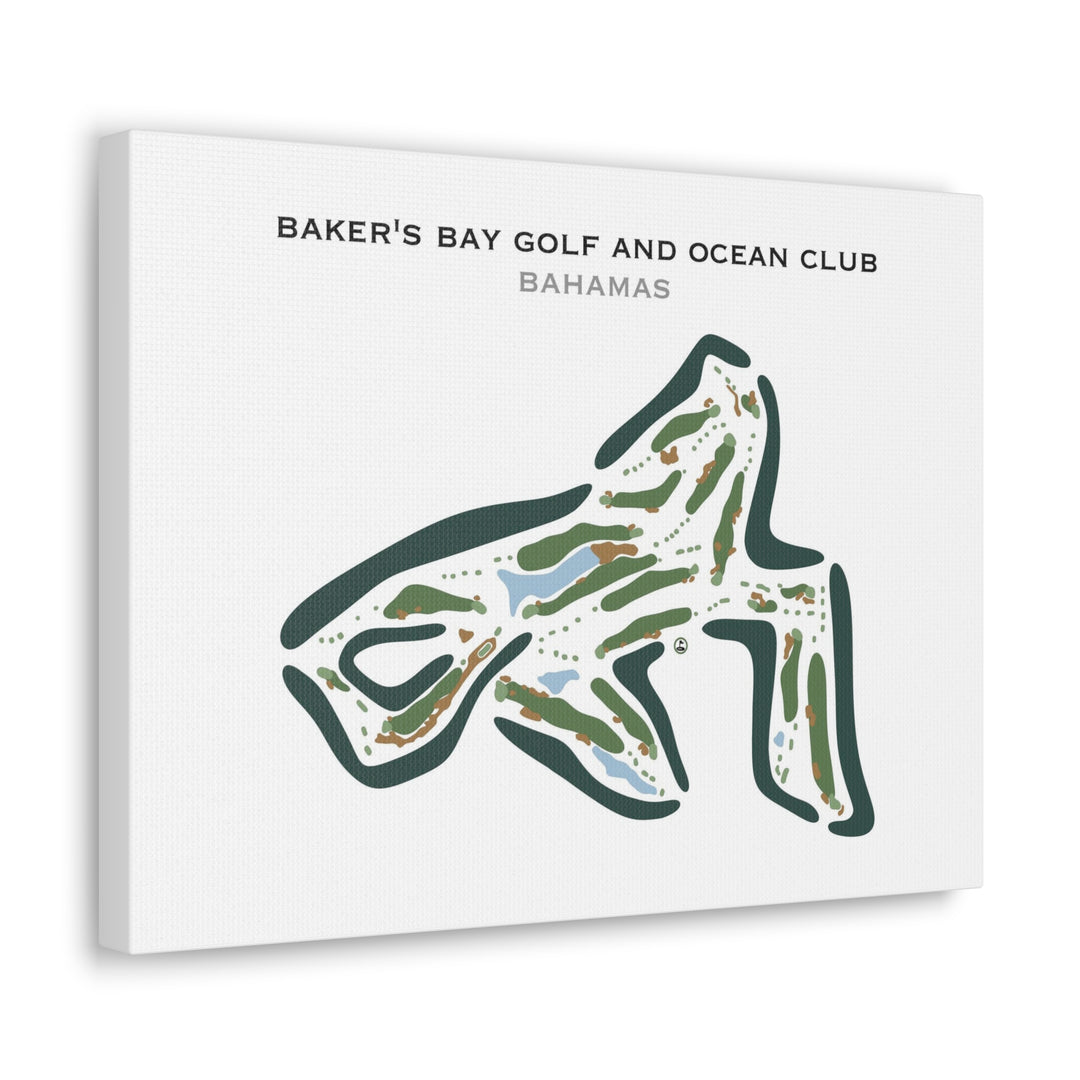 Bakers Bay Golf and Ocean Club, Bahamas - Printed Golf Courses