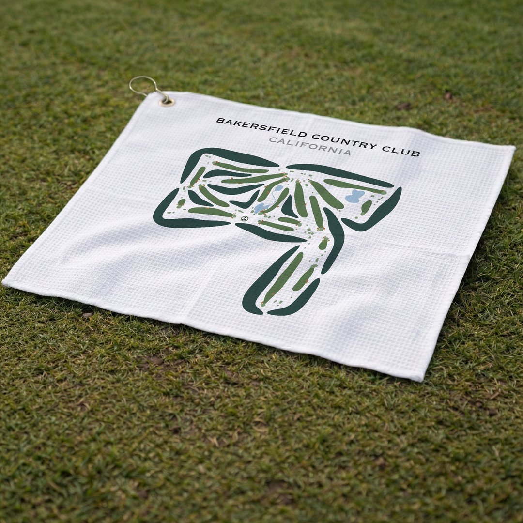Bakersfield Country Club, California - Printed Golf Courses