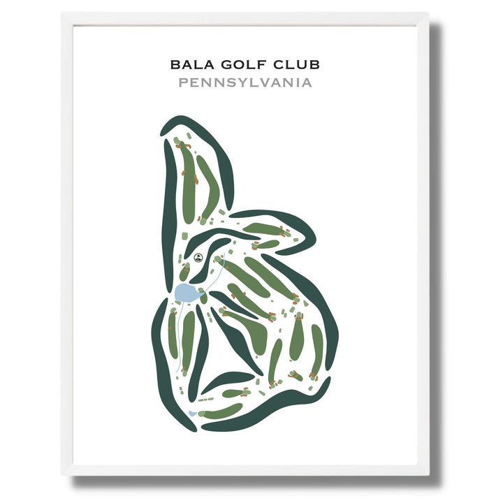 Bala Golf Club, Pennsylvania - Printed Golf Courses