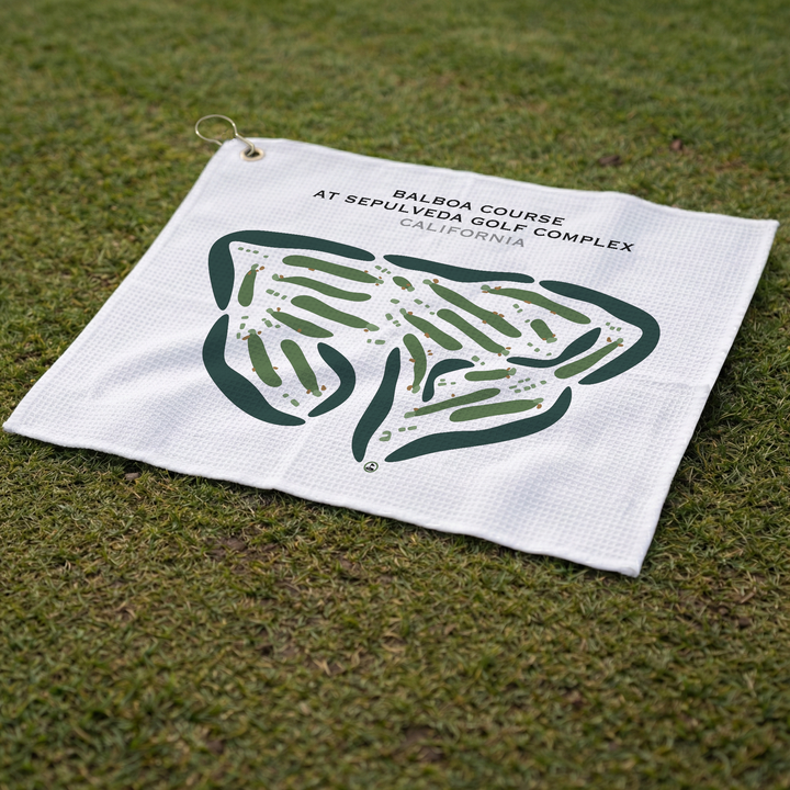 Balboa Course at Sepulveda Golf Complex, California - Printed Golf Courses