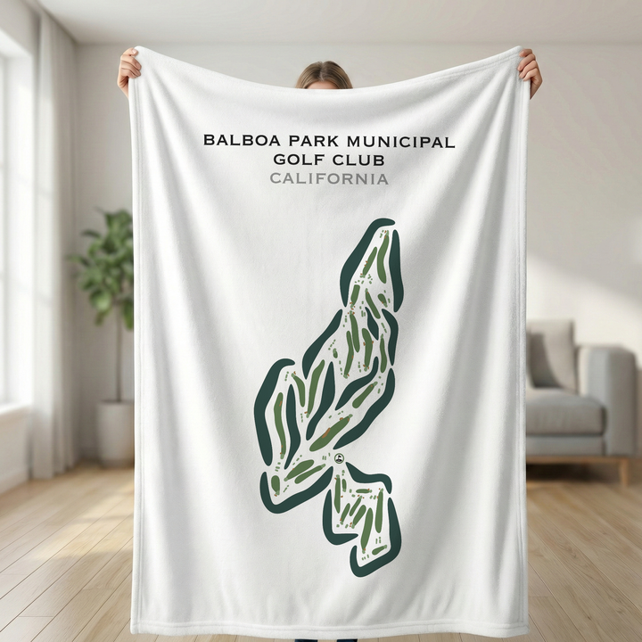 Balboa Park Municipal Golf Club, California - Printed Golf Courses