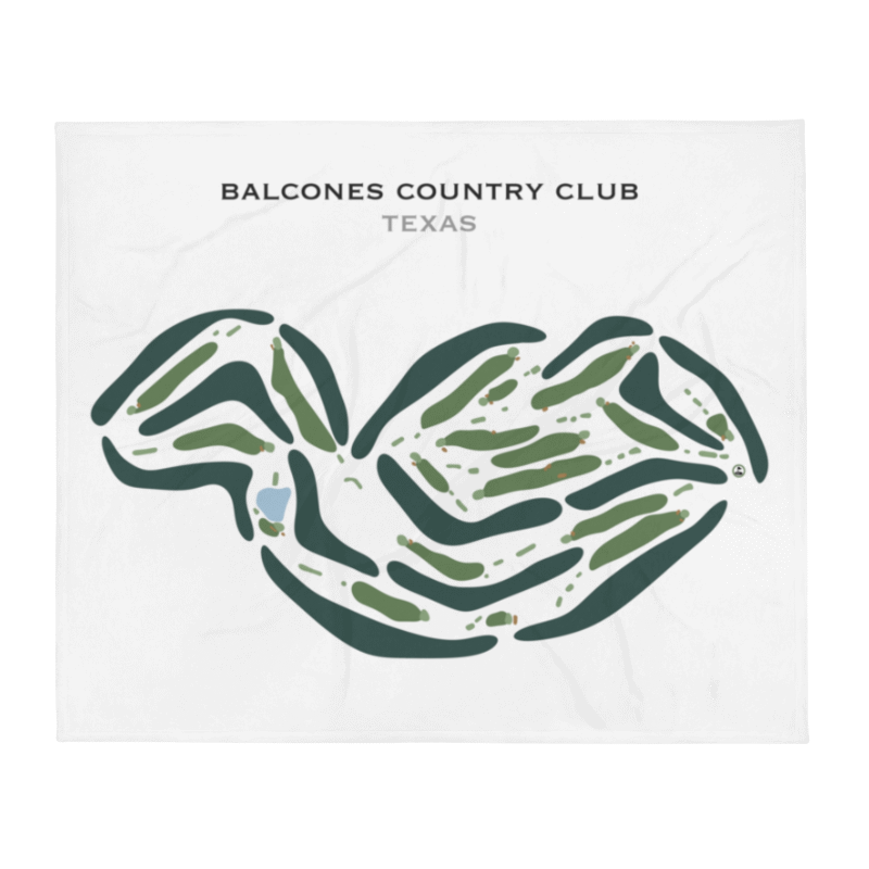 Balcones Country Club, Texas - Printed Golf Courses