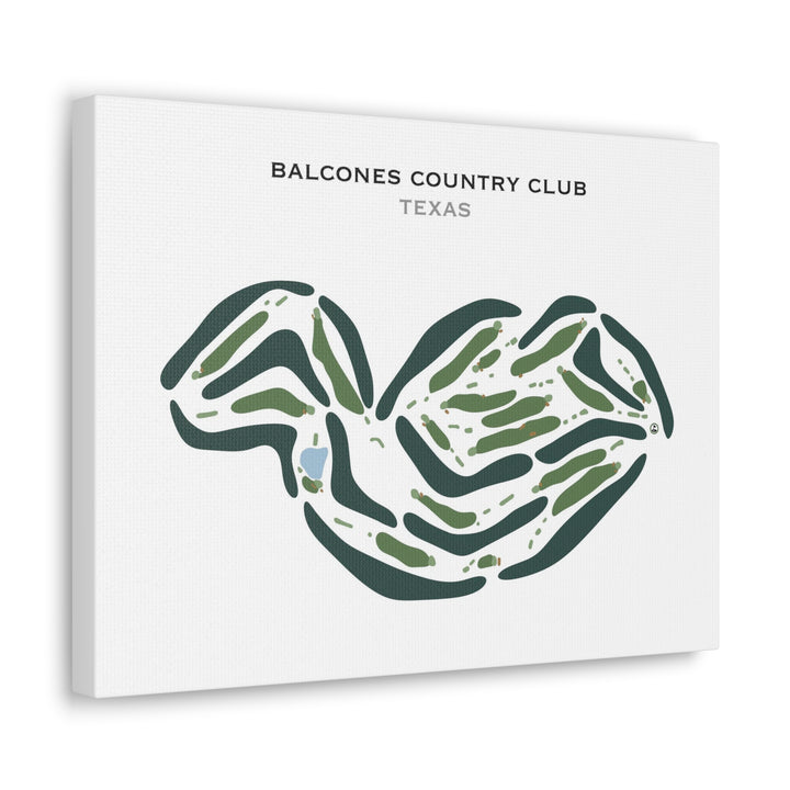 Balcones Country Club, Texas - Printed Golf Courses