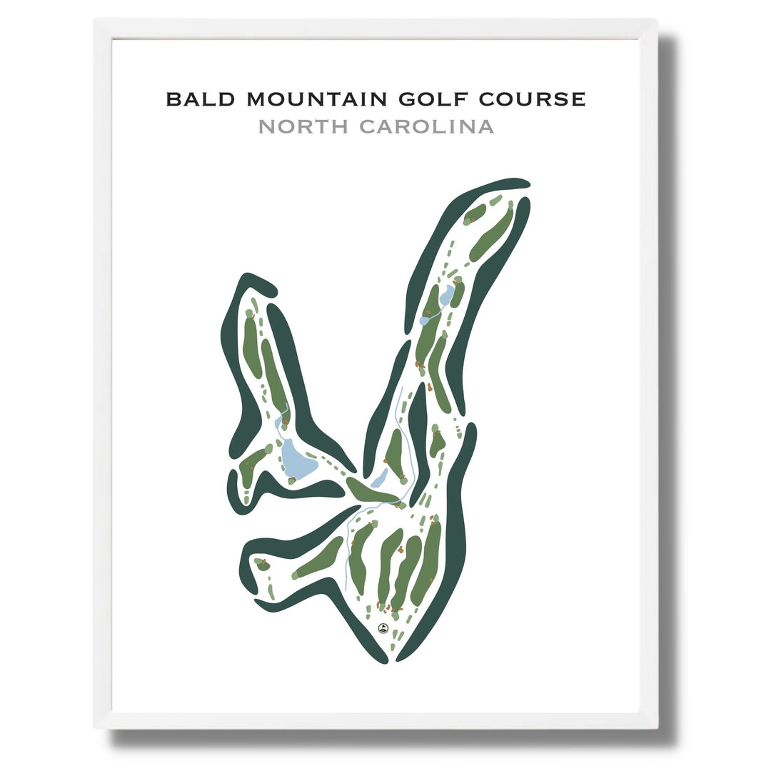 Bald Mountain Golf Course, North Carolina - Printed Golf Courses